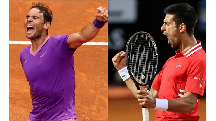 Rafael Nadal y Novak Djokovic se enfrentan en la final de Roma