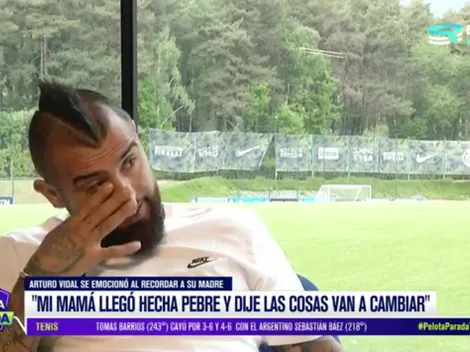 Arturo Vidal se emociona al hablar de su guerrera madre Jacqueline
