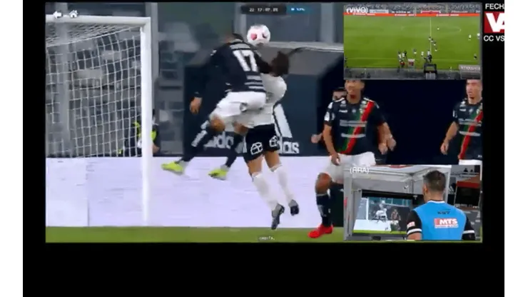 El audio del VAR en la conversación de Véjar con el VAR en penal de Colo Colo.