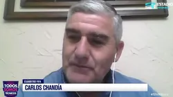 Carlos Chandía cree que sí hubo penal a favor de Colo Colo. Foto: TNT Sports