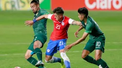 Chile enfrentando a Bolivia en Rancagua. (Foto: Agencia Uno)