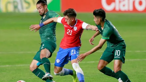 Chile enfrentando a Bolivia en Rancagua. (Foto: Agencia Uno)