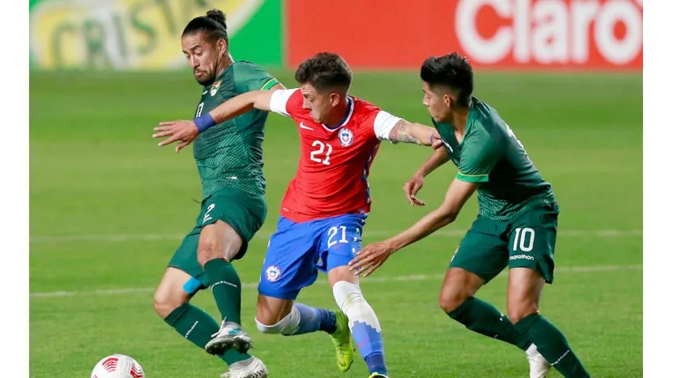Chile enfrentando a Bolivia en Rancagua. (Foto: Agencia Uno)