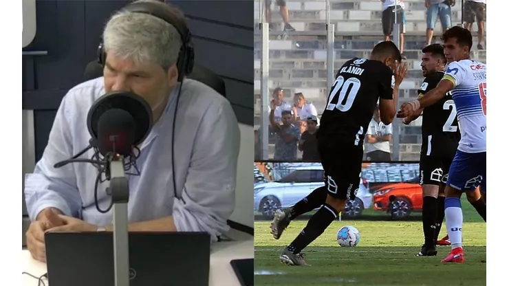 Juan Cristóbal Guarello se refiere al paso de Nicolás Blandi en Colo Colo