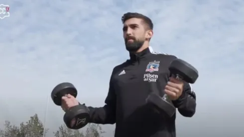 Emiliano Amor ya entrena en Colo Colo | Fuente: Colo Colo TV