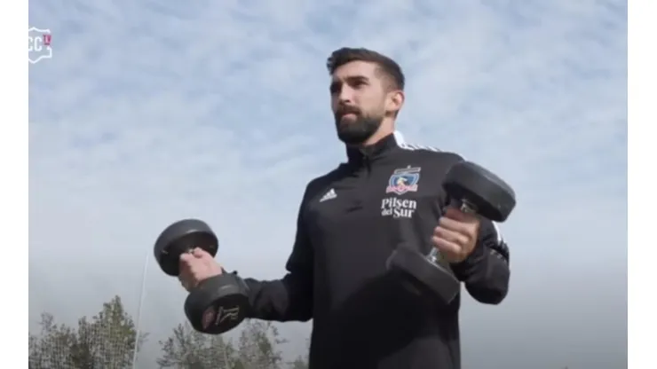 Emiliano Amor ya entrena en Colo Colo | Fuente: Colo Colo TV
