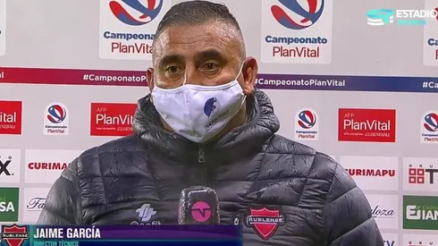 Jaime García, DT de Ñublense, se refirió al partido | Fuente: TNT Sports