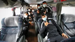 Los juveniles que debutarían en el Campeonato Nacional con Colo Colo. (Foto: Colo Colo)