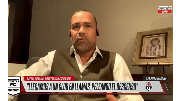 Rafael Dudamel destaca el difícil momento que vivía la U en su llegada.