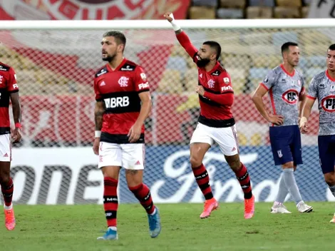 Flamengo golea a Unión La Calera en el Maracaná