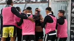 El cartel que colocó Colo Colo para la U en el Superclásico.