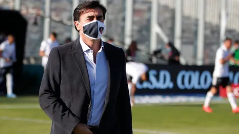 Gustavo Quinteros contento con el triunfo de Colo Colo en el Superclásico.