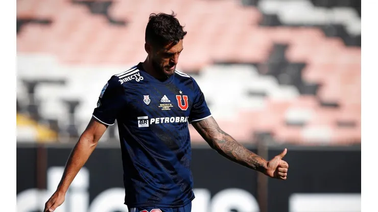 Joaquín Larrivey se sorprende por la racha negativa de la U en el Monumental