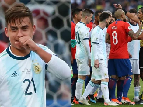 Dybala revela mensaje de jugador chileno en pelea en Copa América