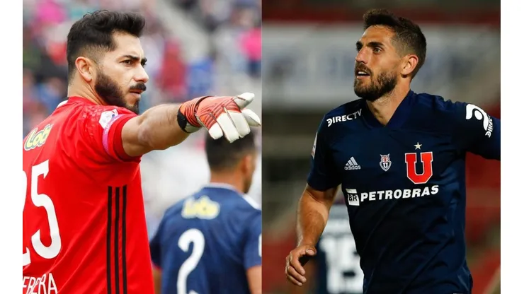 Johnny Herrera arenga a Joaquín Larrivey