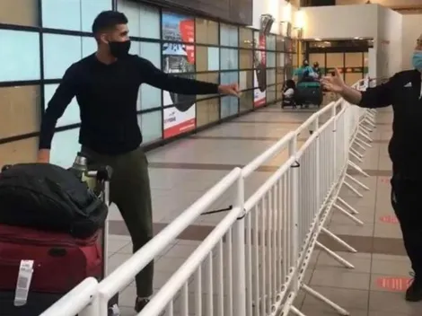 Emiliano Amor llegó a Chile para sumarse a Colo Colo