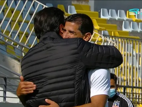 El cariñoso reencuentro de Julio Barroso con Colo Colo