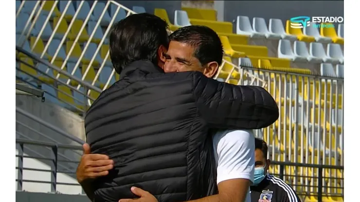 El cariñoso reencuentro de Julio Barroso con Colo Colo