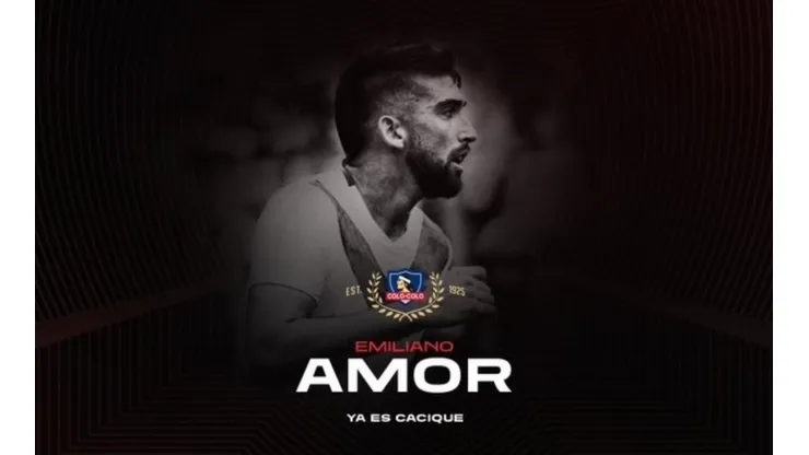 Emiliano Amor oficializado como nuevo refuerzo de Colo Colo