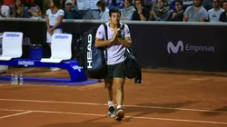 Garín sufre con su debut en el Masters 1000 de Montecarlo.
