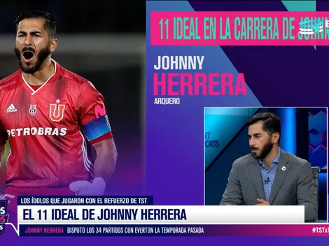 El once ideal de la carrera de Johnny Herrera