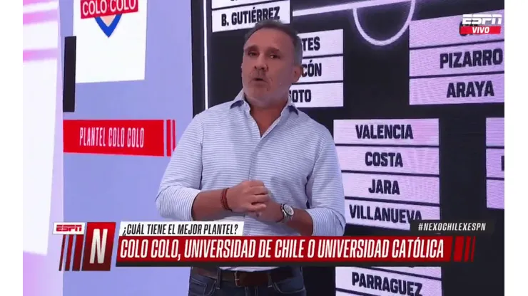 Espina confiesa que Colo Colo tiene jugadores para pelear en todos sus puestos.