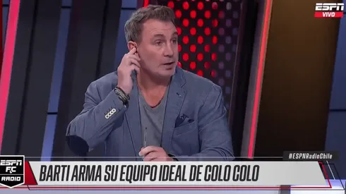 El once ideal de Barticciotto con los jugadores actuales de Colo Colo.