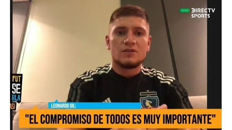 Leonardo Gil reconoció su intención de llegar a Colo Colo para sumarse a la Selección Chilena.