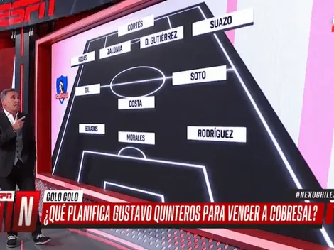 Algunos se molestan: Espina analiza el once de Colo Colo frente a Cobresal