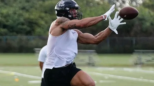 Sammis Reyes se ha preparado en la IMG Academy para ganarse su oportunidad en alguna franquicia de la NFL