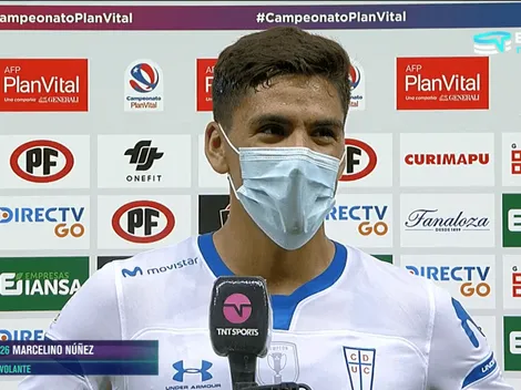 Marcelino Núñez sobre la complicaba cancha de Chillán: "Estaba un poco blanda"