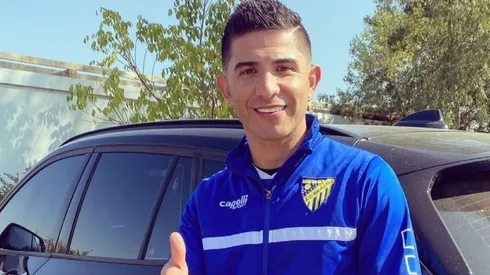 Felipe Flores feliz en su llegada a Barnechea