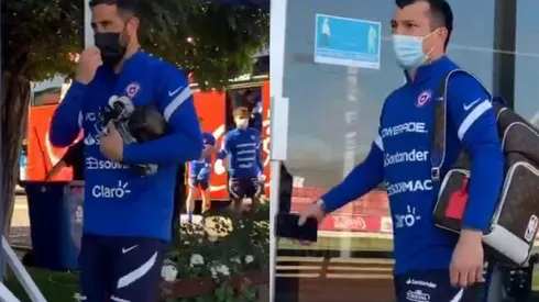 Bravo y Medel lideran las prácticas de Chile para el amistoso.