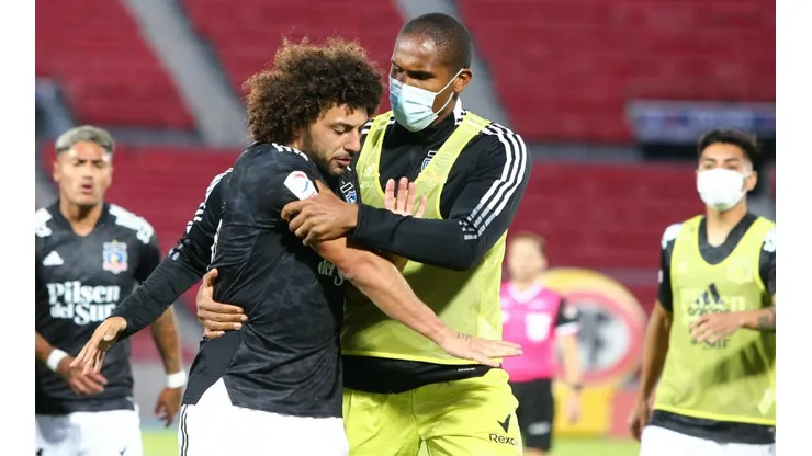 Colo Colo tomará una decisión con Falcón por su expulsión.