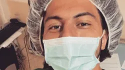 Maximiliano Falcón comunica el nacimiento de su hijo