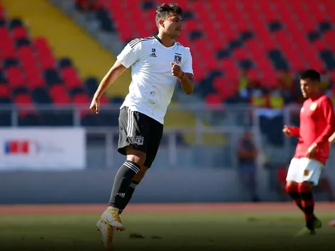 Iván Morales muy feliz con su gol en la pretemporada de Colo Colo