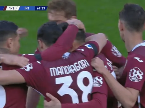 Aprovecha un corner: Antonio Sanabria empata para Torino ante Inter de Milán