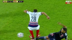 La brutal entrada de Braghieri que deja con uno menos a San Lorenzo