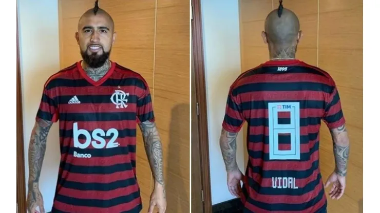 Arturo Vidal ha mostrado en ocasiones anteriores su afinidad con el club Flamengo