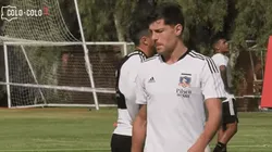 Miiko Albornoz vivió su primer día en Colo Colo