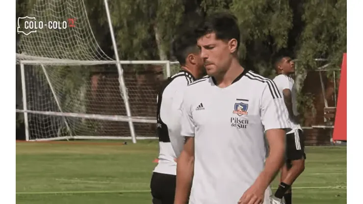 Miiko Albornoz vivió su primer día en Colo Colo