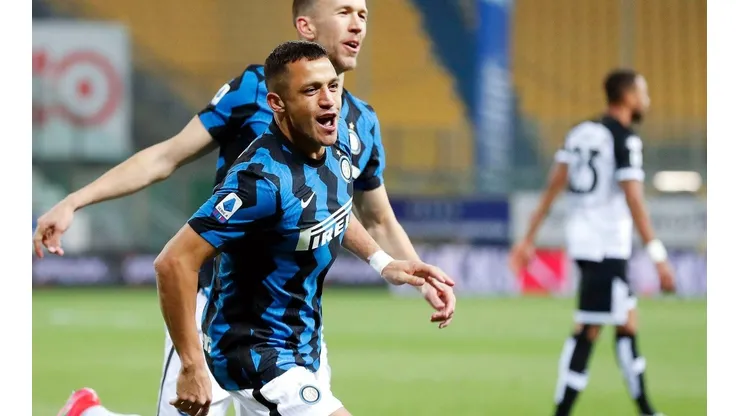 Alexis Sánchez viene de marcar un doblete en la victoria 2-1 sobre Parma.