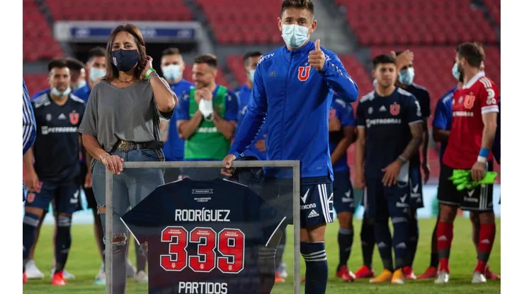 Rodríguez se marchó de la Universidad de Chile con 339 partidos disputados en casi una década
