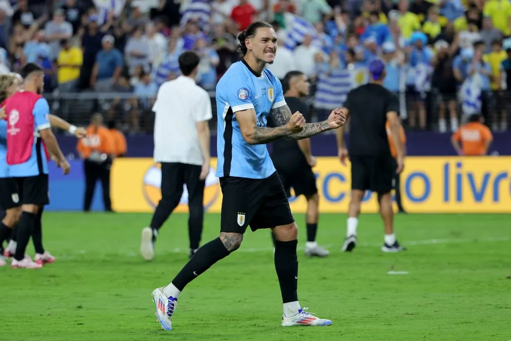 Darwin Núñez fue el más afectado de la Selección de Uruguay con las sanciones de Conmebol. (Foto: Ethan Miller/Getty Images)