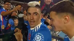 El remate de Fernández hizo desatar la locura de los hinchas azules en el Nacional.