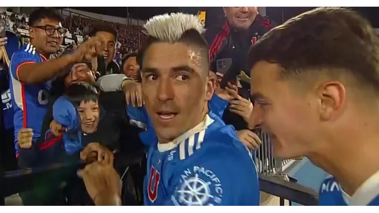 El remate de Fernández hizo desatar la locura de los hinchas azules en el Nacional.
