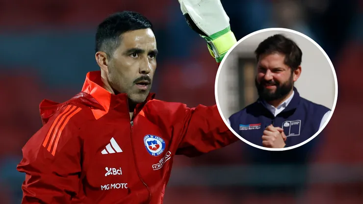 El Presidente Gabriel Boric le dedicó un mensaje a Claudio Bravo. (Foto: Photosport)