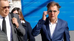 Presidente de Blanco y Negro Anibal Mossa ingresa a Fiscalia de Rancagua por caso de licencias falsas. (Foto: Jorge Loyola/Aton Chile)