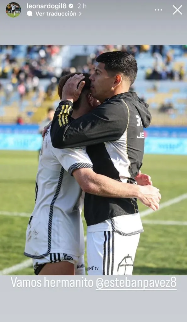 Captura de la historia de Instagram de Leonardo Gil.