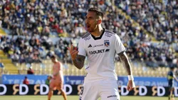 Javier Correa fue la figura del triunfo de Colo Colo ante Everton. (Foto: Raúl Zamora/Photosport)